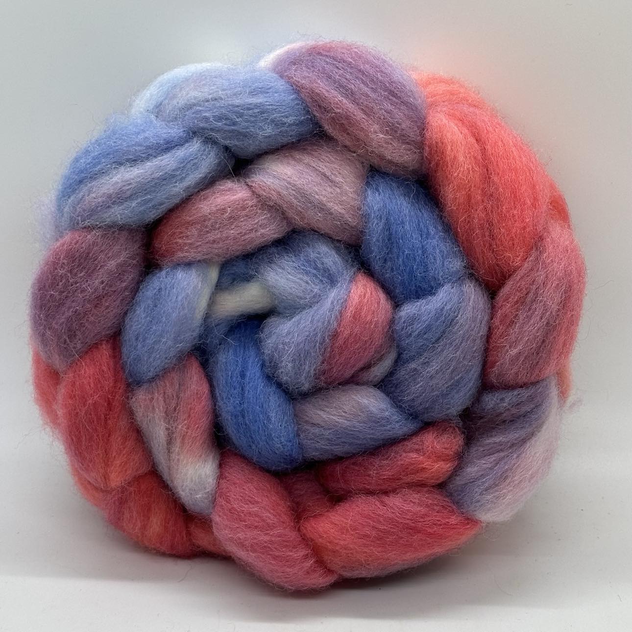Falkland Wool Top Braid (GFL14) ~ Hand Dyed ~ 4 oz