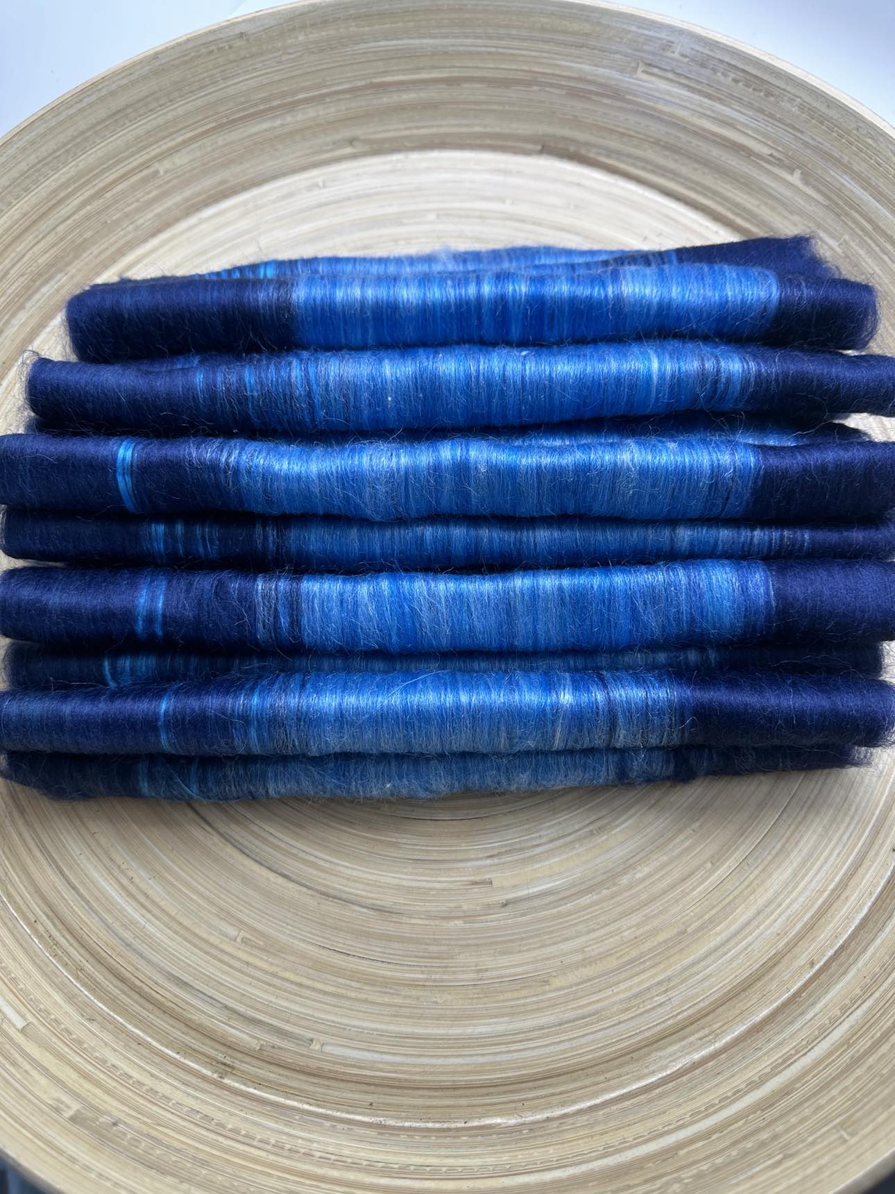 Fiber Art Rolag Bundle "Deep Waters" 4 oz (GMRB49)