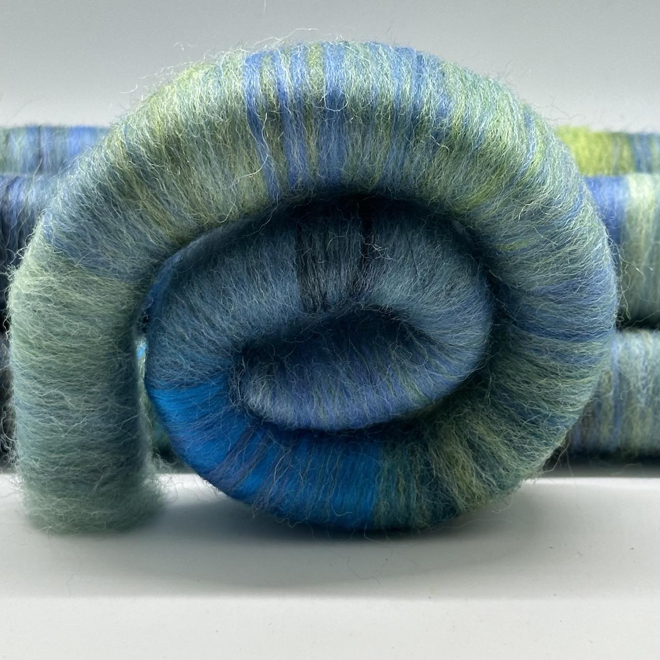 Fiber Art Rolag Bundle "Aquatic" ~ Hand Painted Fiber~ 2 oz (GRB43)