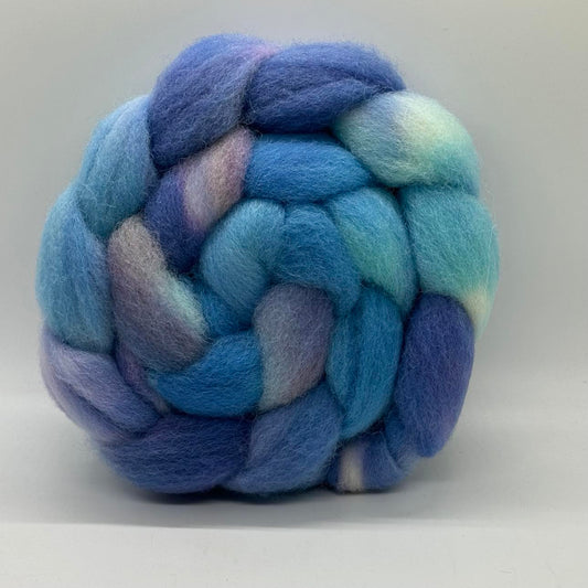 Shropshire Wool Top Braid (GSH12) ~ Hand dyed ~ 4 oz