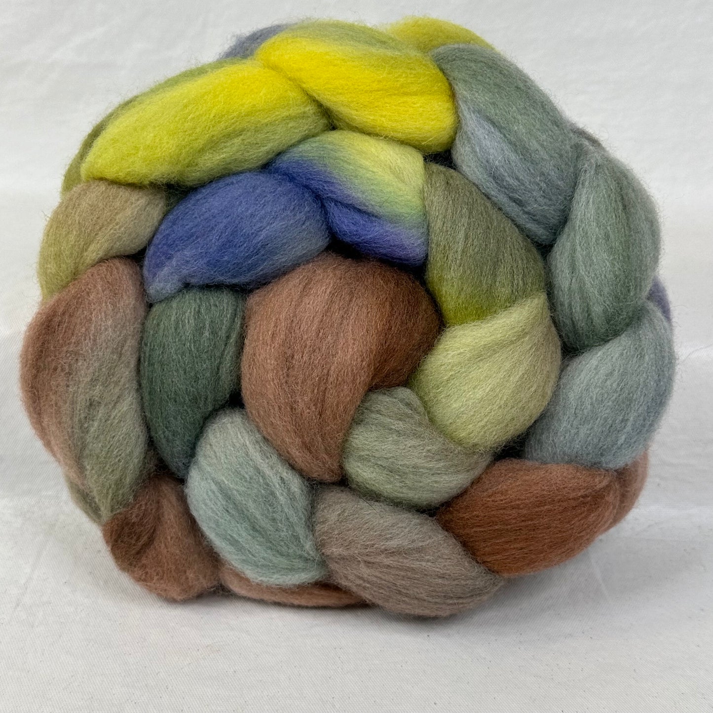 Hand Painted Fine Merino Top Braid 21 - Micron ~ Special Hand Painted ~ (G21M1) 4 oz