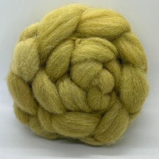 British Farm Blend Wool Top Braid (GBFM4) ~ Hand dyed ~ 4 oz