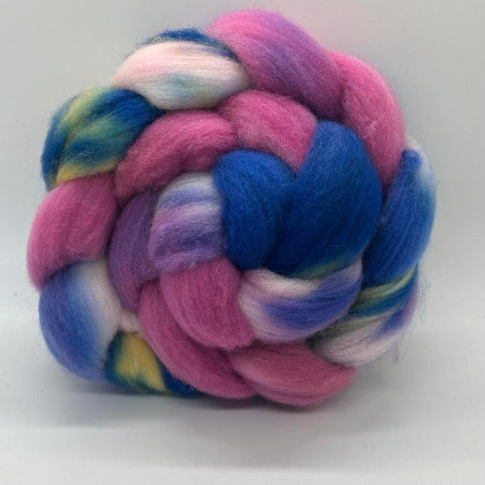 Cormo Wool Top Braid 23 Micron (GCM2) ~ Hand dyed 4 oz