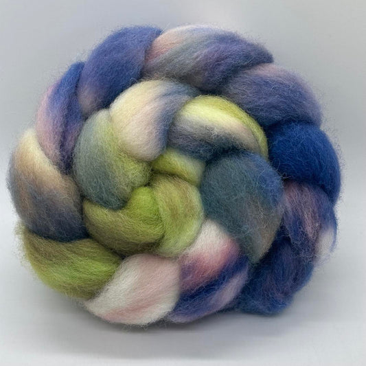 Jacob Wool Top Braid (GJ54) ~ Hand dyed 28-37 microns ~ 4 oz