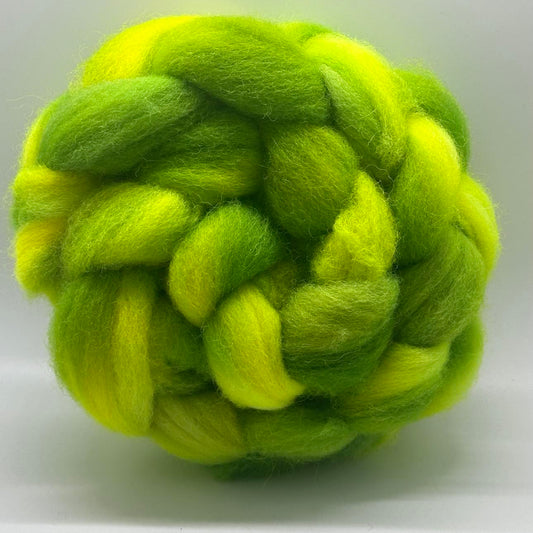 Jacob Wool Top Braid (GJ70) ~ Hand dyed 28-37 microns ~ 4 oz