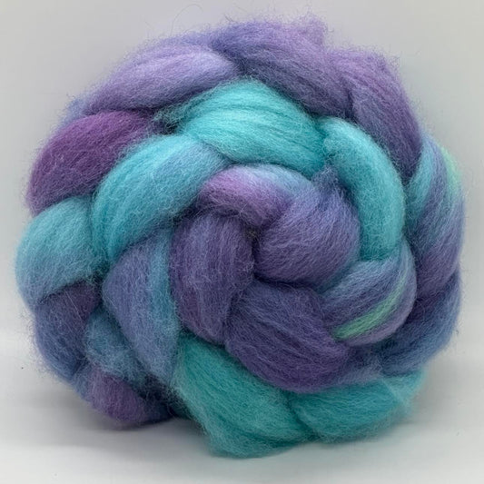 Norwegian Wool Top Braid 33 Micron (GNW27) ~ Hand Dyed, 4 oz