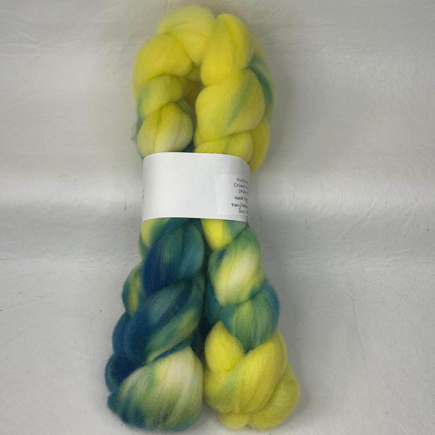 Punta Arenas Hand Dyed Wool Top Braid 24-26 micron (GPA46) ~ 4 oz