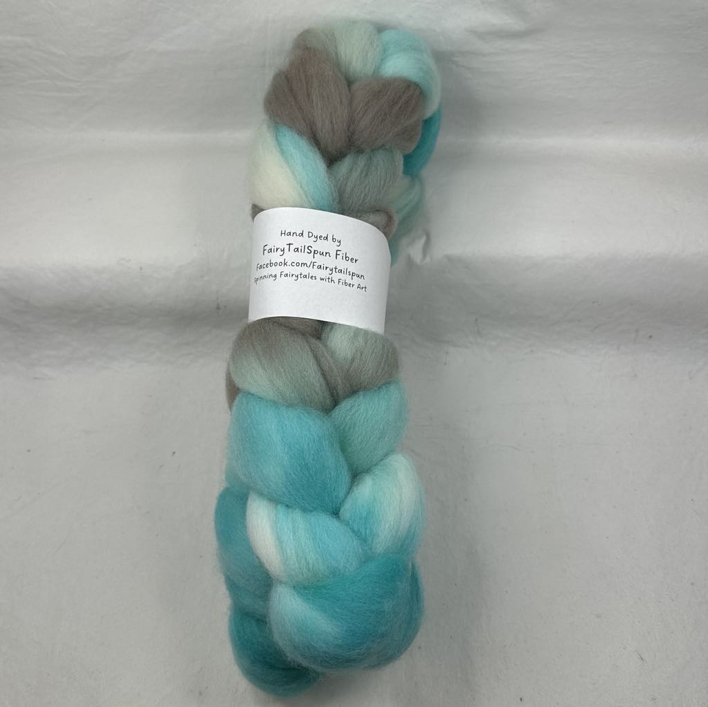 Punta Arenas Hand Dyed Wool Top Braid 24-26 micron (GPA66) ~ 4 oz