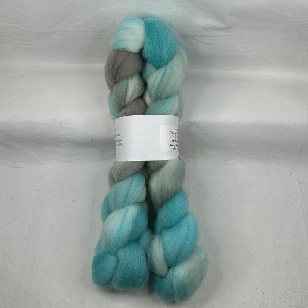 Punta Arenas Hand Dyed Wool Top Braid 24-26 micron (GPA66) ~ 4 oz